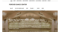 Desktop Screenshot of foreverdancecenter.com