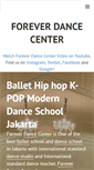 Mobile Screenshot of foreverdancecenter.com